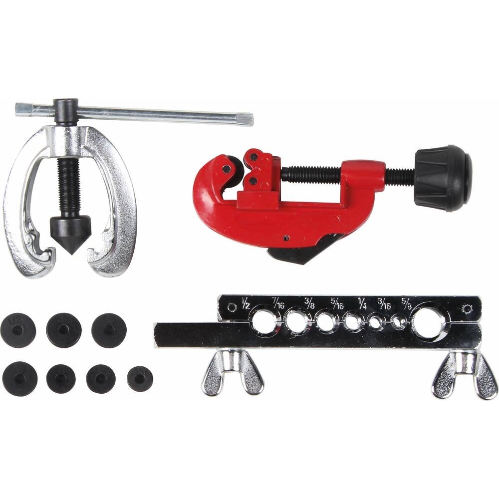 OUTILS DE RÉFECTION DE TUYAUX DE FREIN SAE MÂLE /FEMELLE - COFFRET DE 10 PCS - STILKER - 71034