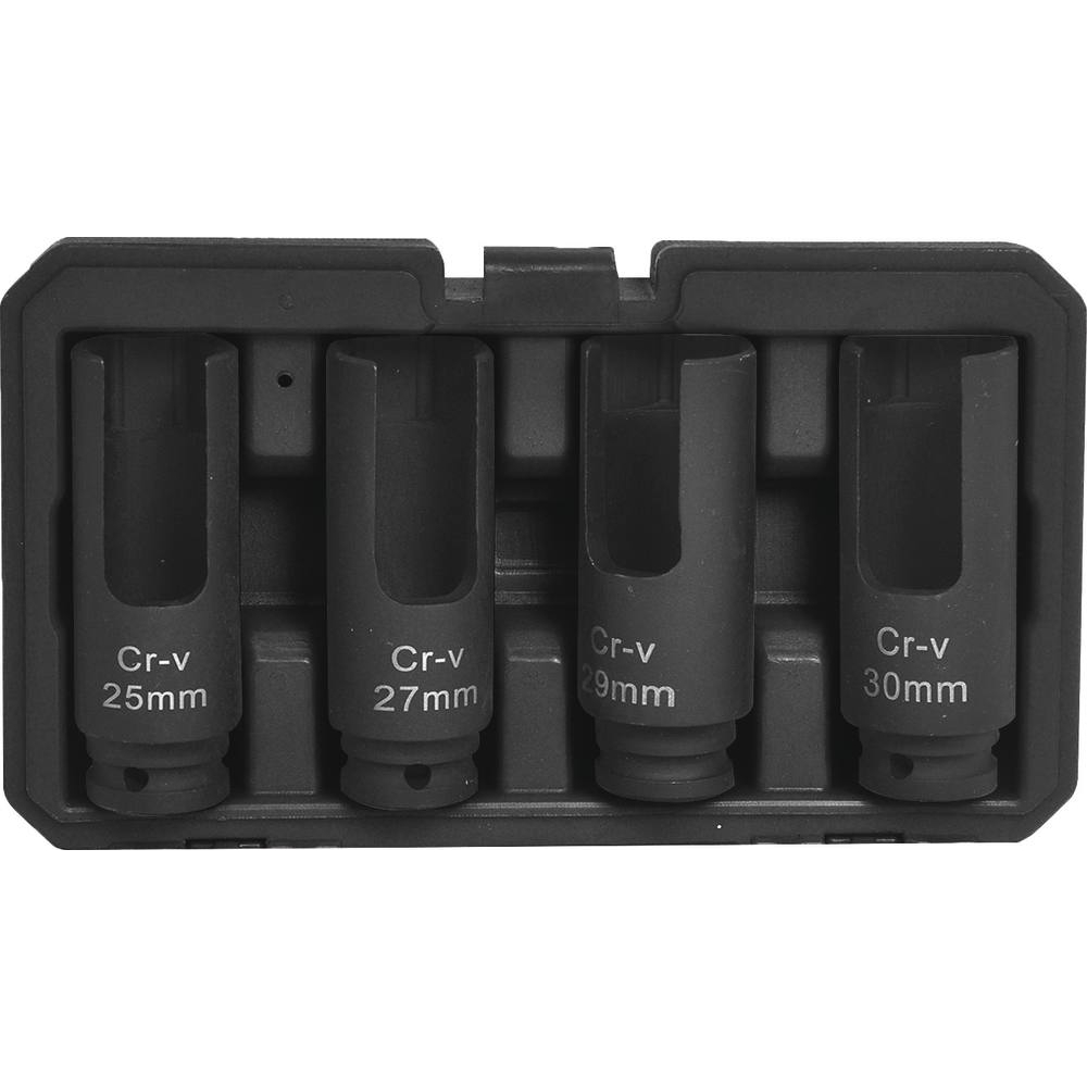 Douille fendue pour tête injecteur diesel - coffret de 4 pcs DRAKKAR TOOLS - 71158