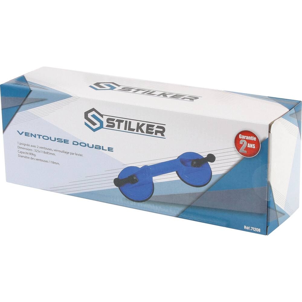 Ventouse double 118mm 80kg STILKER - 71208