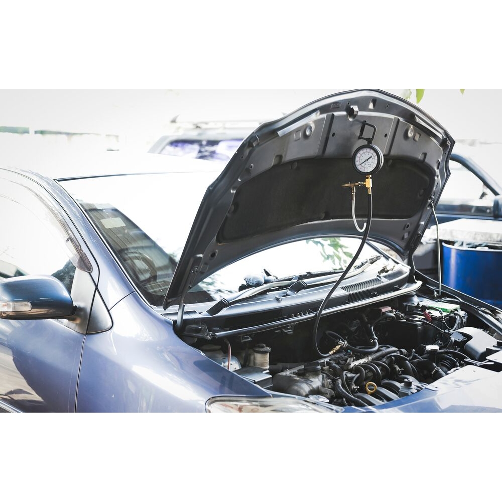 Testeur de pression d'injecteur de carburant essence/diesel - coffret de 45 pcs STILKER - 71800