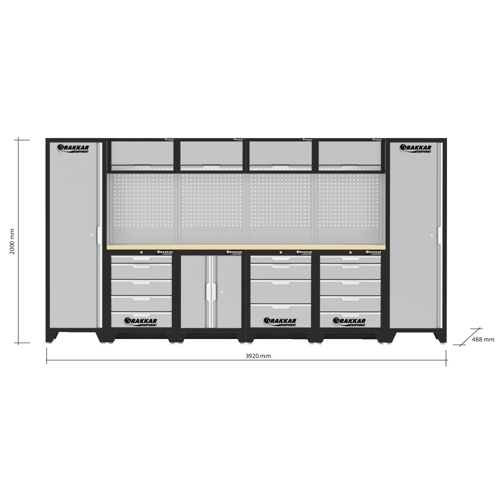 MOBILIER D'ATELIER 6 ELEMENTS HETRE - DRAKKAR EQUIPEMENT - 72584