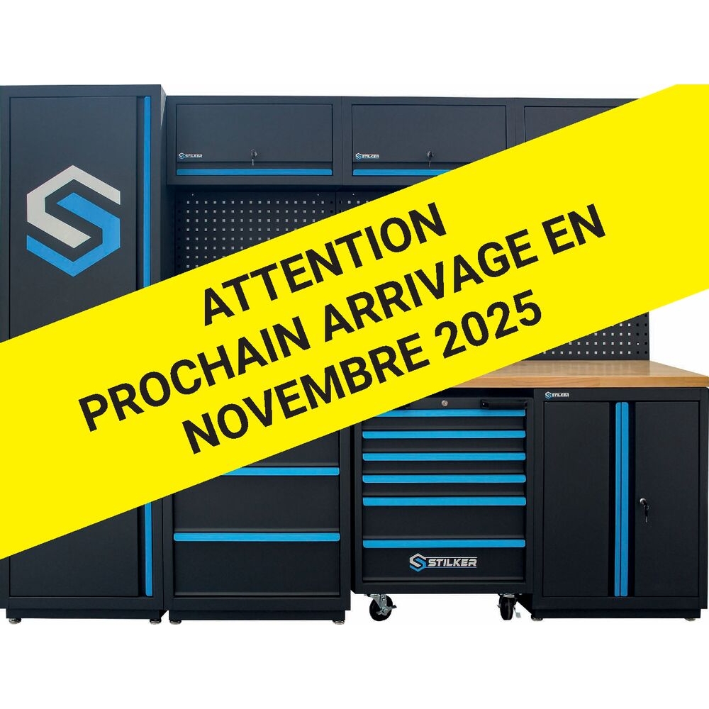 Mobilier d'atelier 4 éléments plateau bois 38mm STILKER - 72599