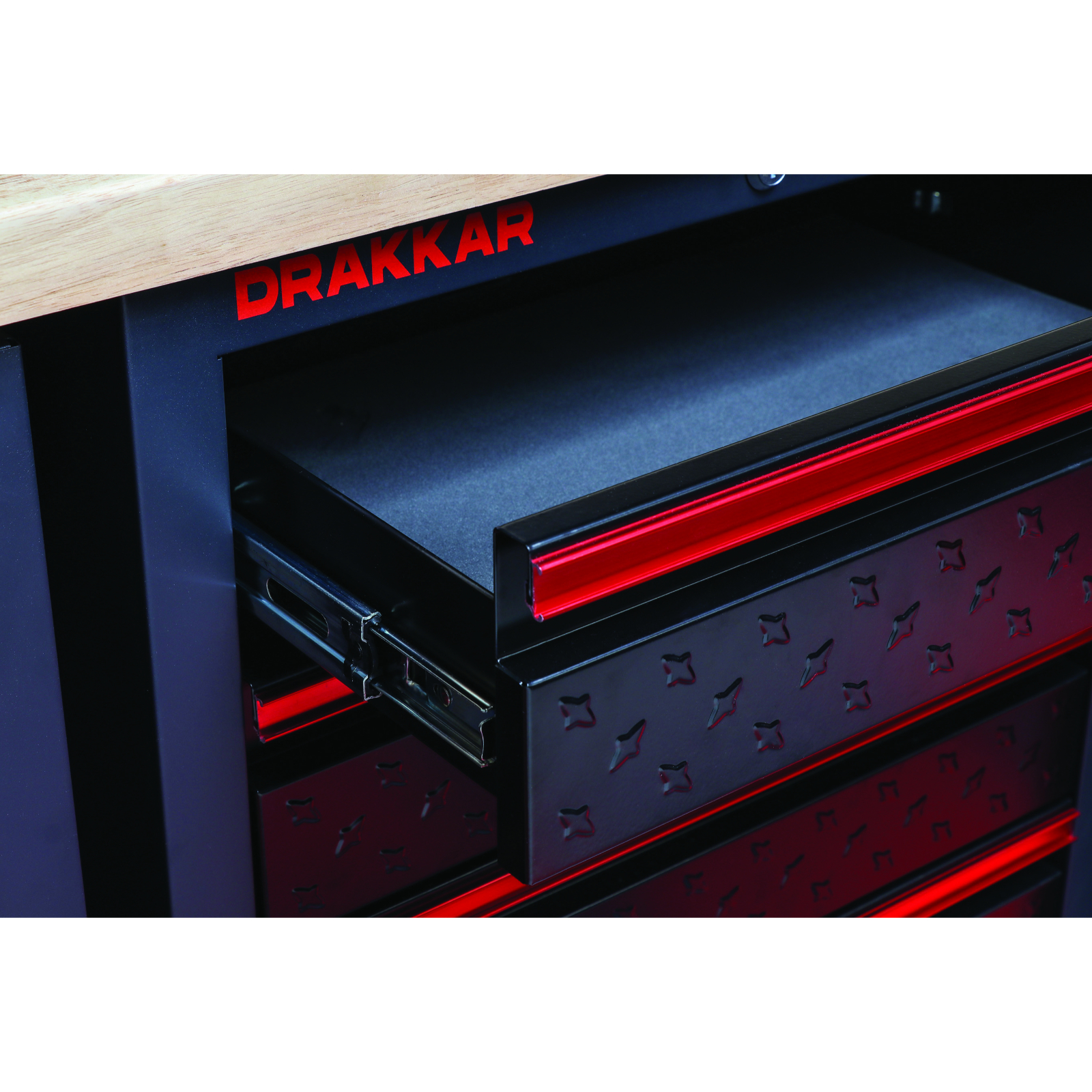 Mobilier d'atelier 4 éléments plateau bois DRAKKAR 72601