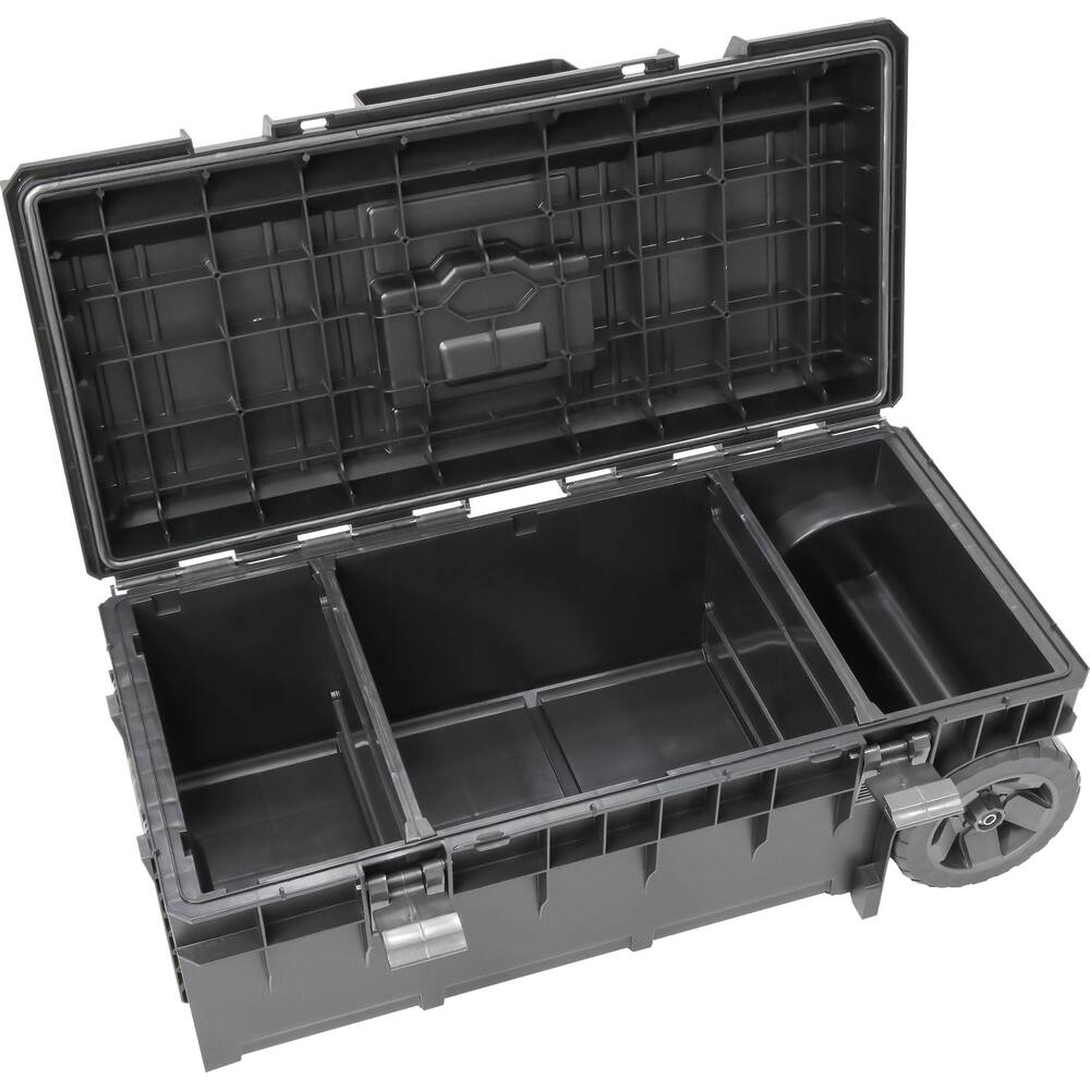 Malle de rangement COBOX avec roues et poignée télescopique 793x385x322mm DRAKKAR - 72739