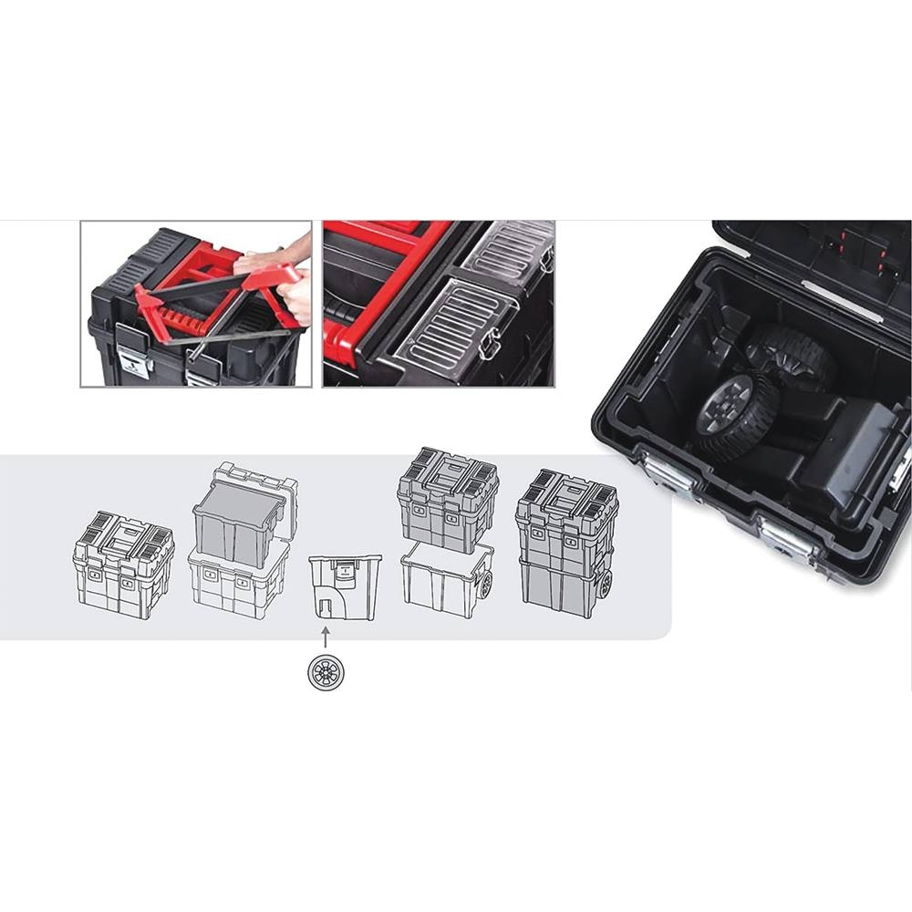 Servante de rangement mobile fermetures métalliques 450x350x710mm DRAKKAR EQUIPEMENT - 72750