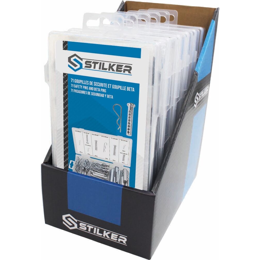 Goupilles de sécurité et goupilles Beta - coffret de 71 pcs STILKER - 75716