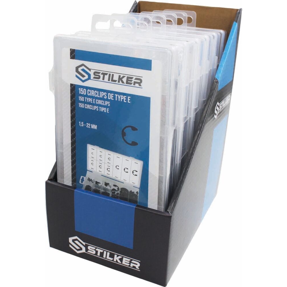 Circlips de type E - coffret de 150 pcs STILKER - 75748