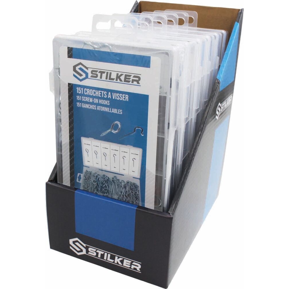 Crochet à visser - coffret de 151 pcs STILKER - 75903