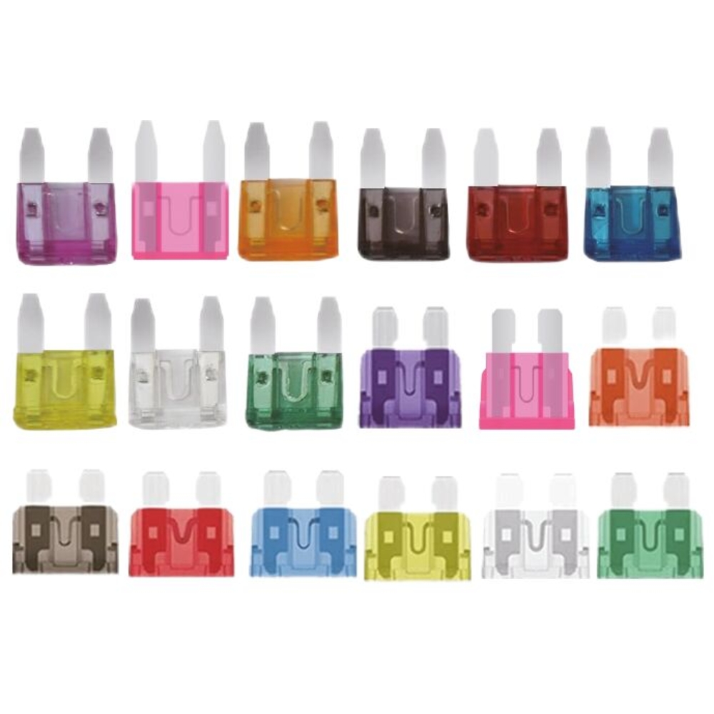 Fusible enfichable mini/standard assortiment - coffret de 252 pcs STILKER - 77979