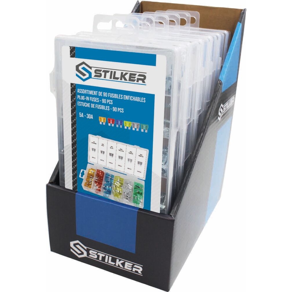 Fusible enfichable assortiment - coffret de 90pcs STILKER - 77981