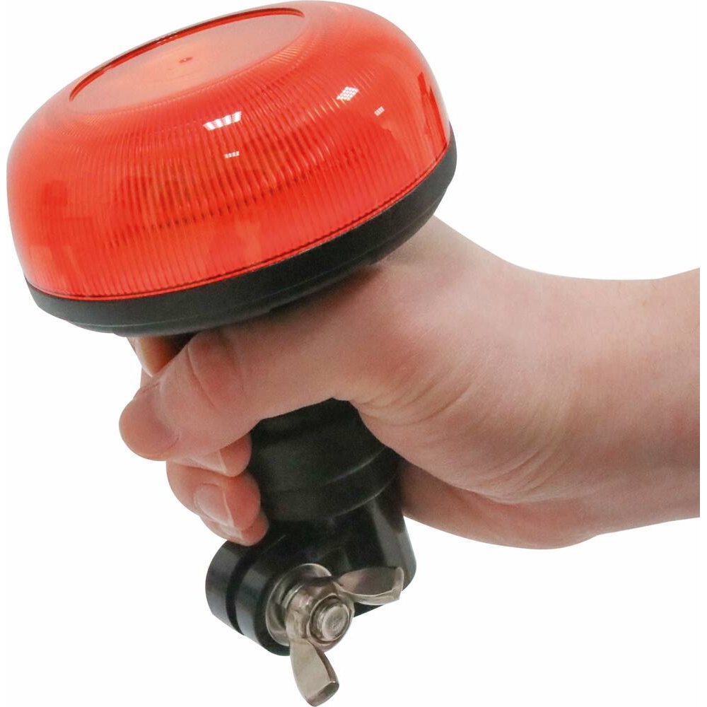 Mini-gyrophare LED flash 12/24V sur tige flexible SODIFLASH - 79465