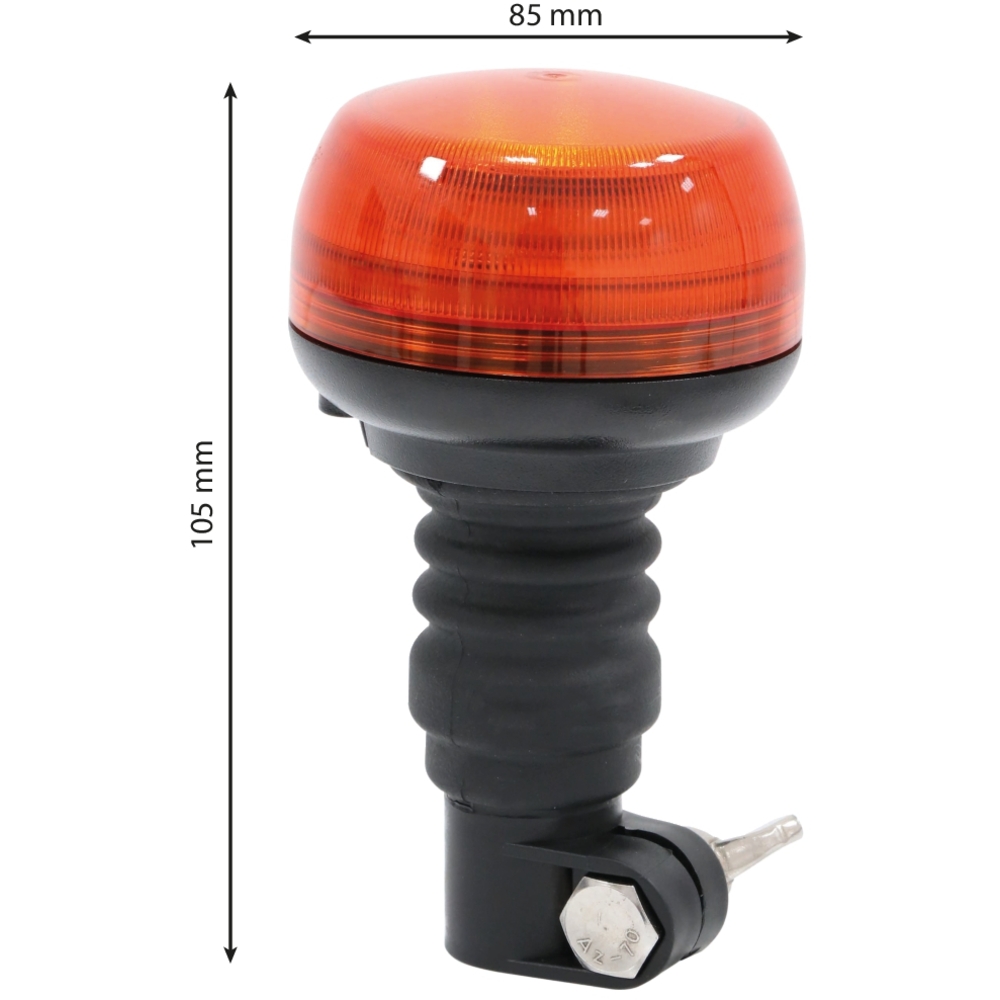 Mini-gyrophare LED flash 12/24V sur tige flexible SODIFLASH - 79468