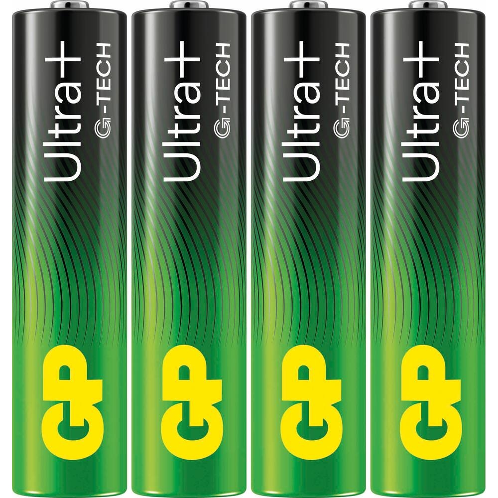 Blister de 4 piles "Ultra Plus" LR3 AAA Alcaline GP - 82105