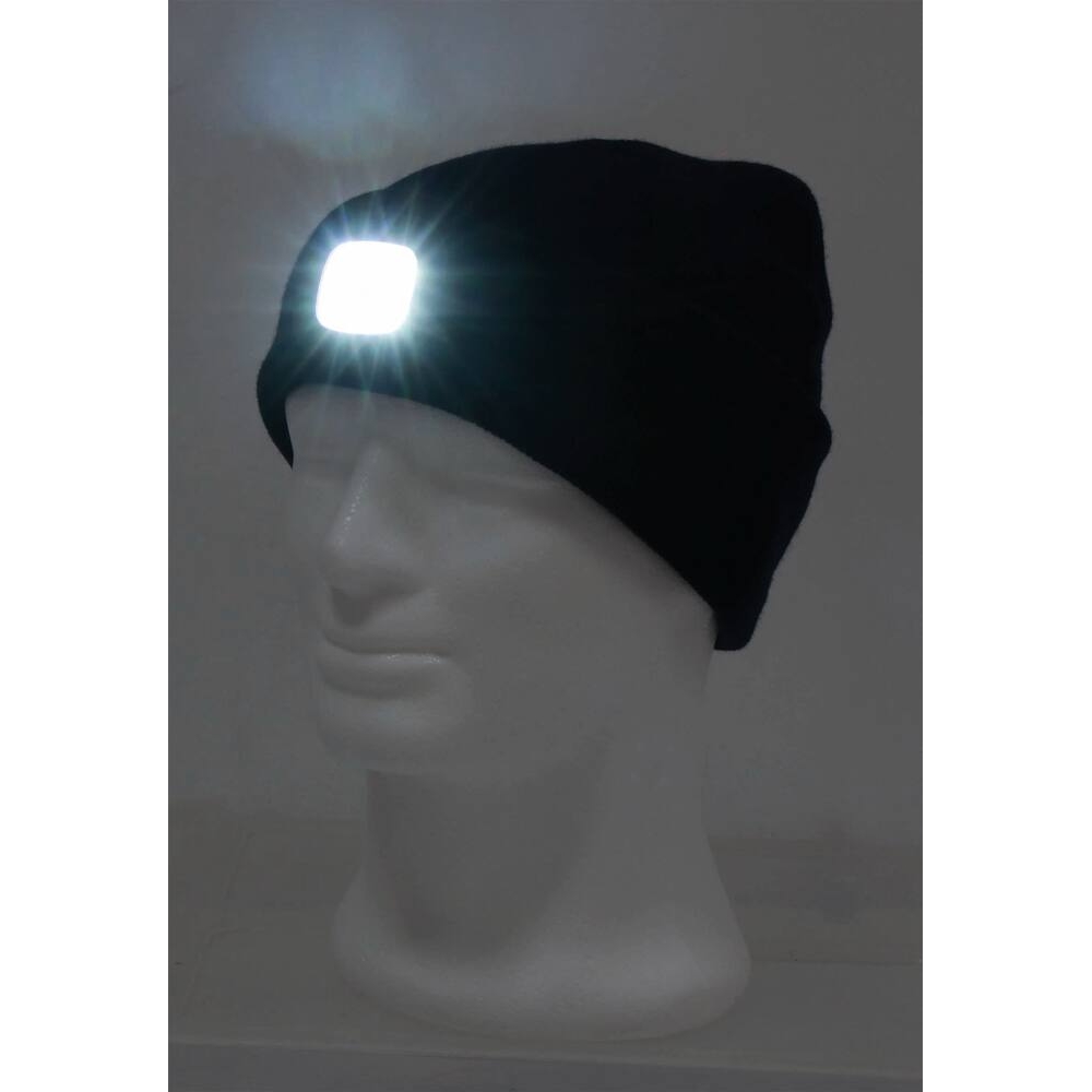 Bonnet LED noir 80 lumens en acrylique DRAKKAR - 82228