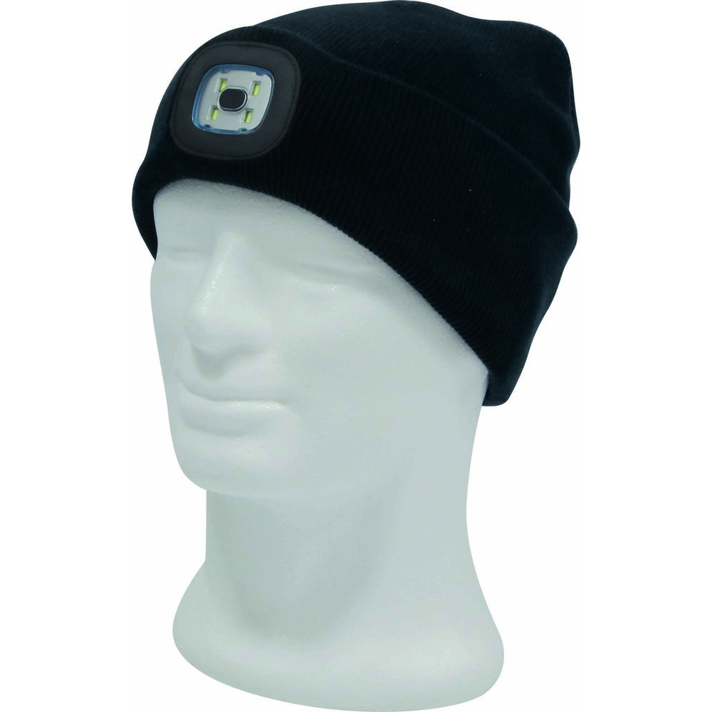 Bonnet LED noir 80 lumens en acrylique DRAKKAR - 82228