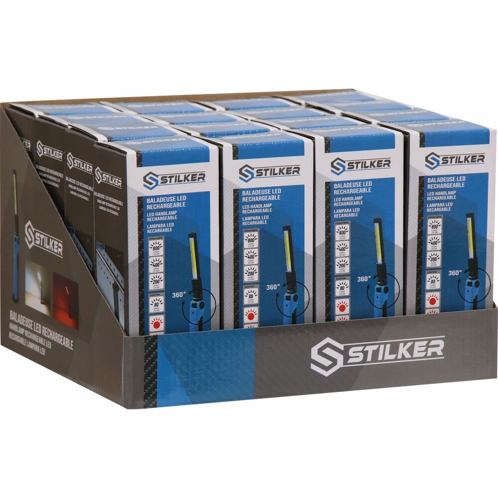 Baladeuse d'atelier LED 900lm repliable rechargeable STILKER - 82289