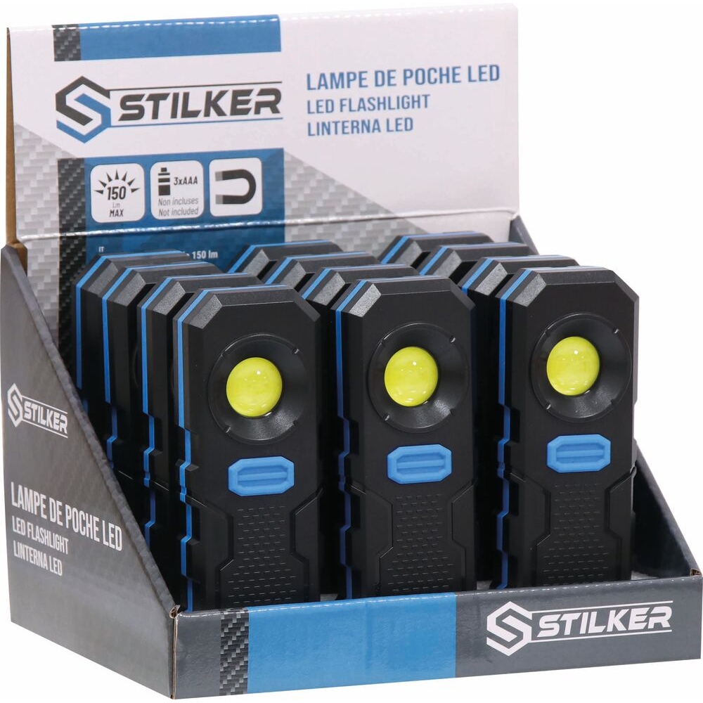 Lampe de poche LED 150 lumens à piles STILKER - 82313