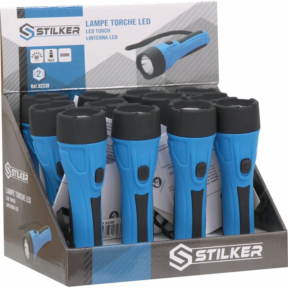 Lampe torche LED 65 lumens à piles STILKER - 82338