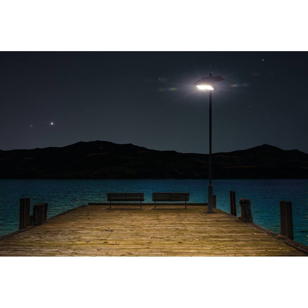 Projecteur LED solaire 1150 lumens 10W avec détecteur - pliable DRAKKAR - 82460