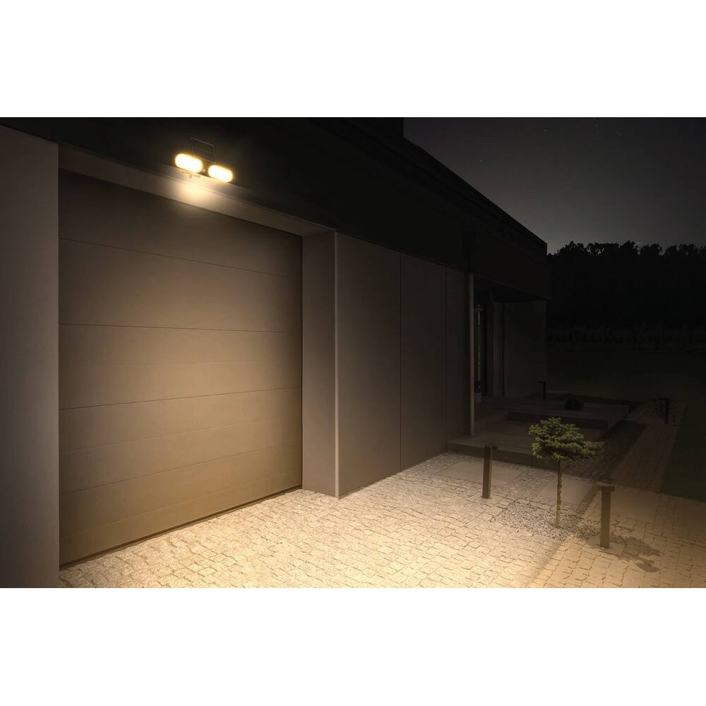 Projecteur LED solaire 1400 lumens 15W avec détecteur - Satellite DRAKKAR - 82463