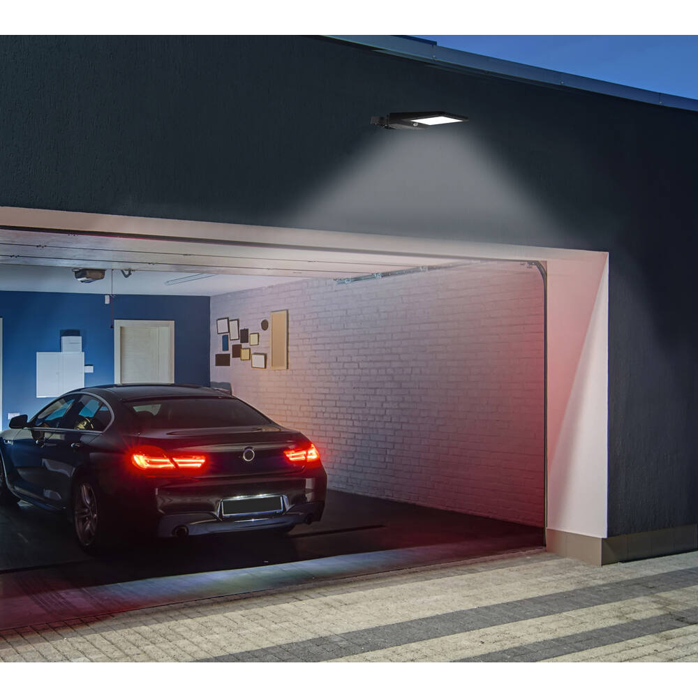 Lampadaire solaire LED 3000 lumens 25W avec détecteur DRAKKAR - 82471