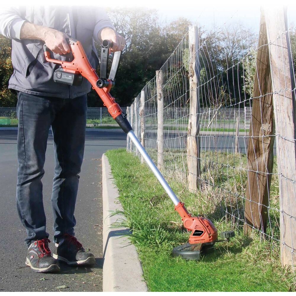 Coupe bordure 250mm avec dresse bordure sur batterie 20V - sans chargeur ni batterie SCHNEIDER ELECTRO - 83515