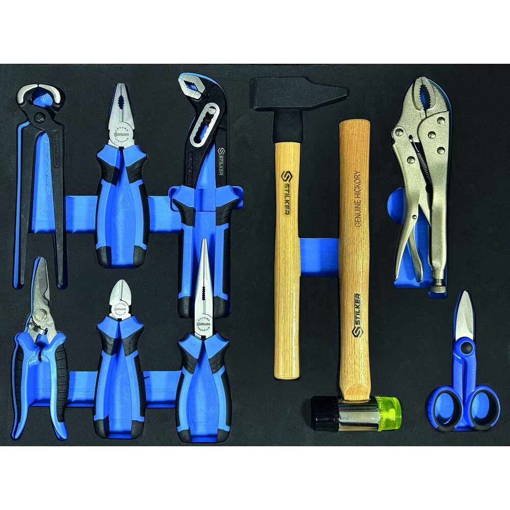 MOBILIER D'ATELIER 4 ELEMENTS BOIS EQUIPE 247 OUTILS - STILKER - 84081