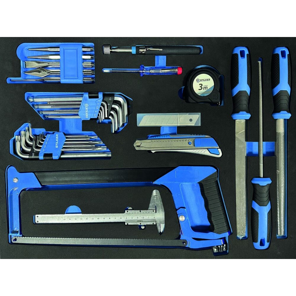 MOBILIER D'ATELIER 4 ELEMENTS BOIS EQUIPE 247 OUTILS - STILKER - 84081