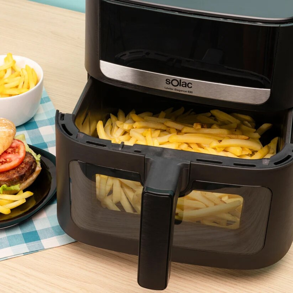Friteuse à air sans huile 8L - 1800W Air Fry digital E80 TAURUS - 84768