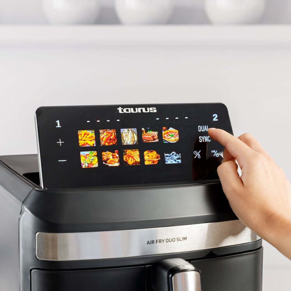Friteuse à air sans huile 13L - 2800W Air Fry duo slim TAURUS - 84769