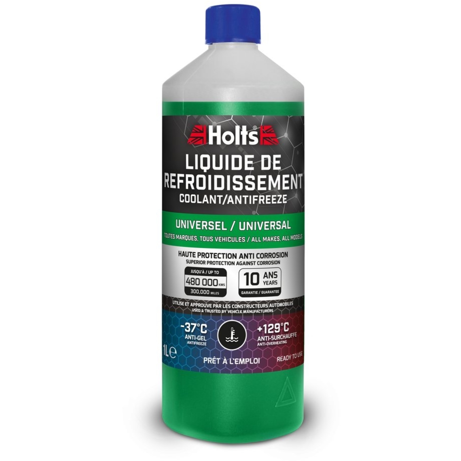 Liquide de refroidissement -37°C universel - bidon de 1L HOLTS - HO012417