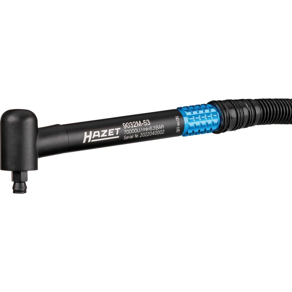 Micro-meuleuse pneumatique coudée longueur 140mm HAZET - HZ246205