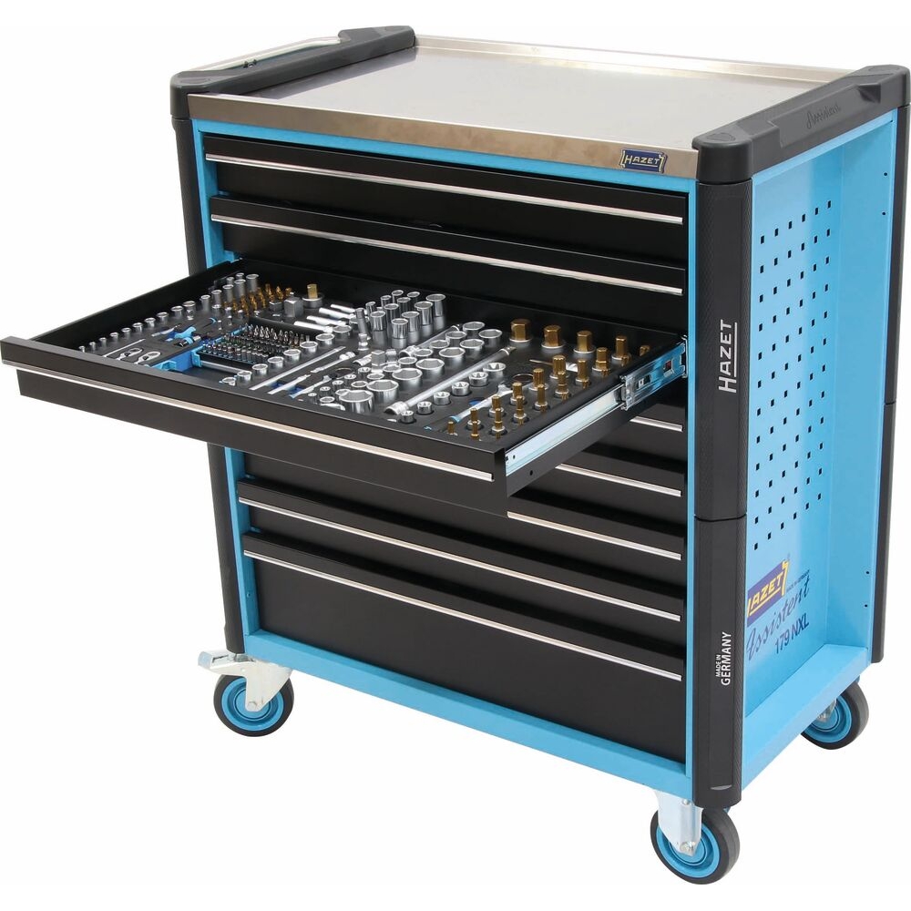 Servante d'atelier 8 tiroirs composée de 440 outils - modules mousse HAZET - HZ247974