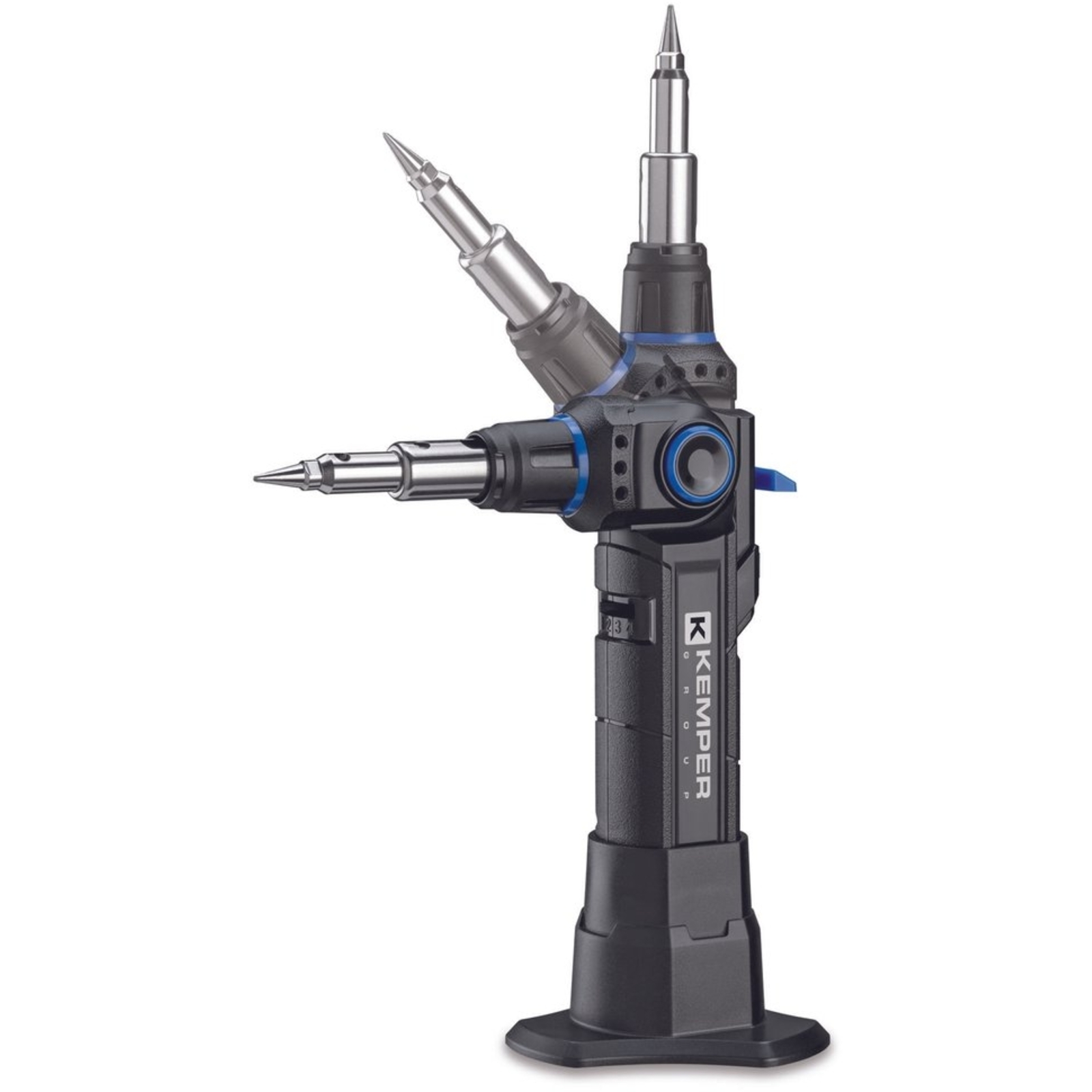 Kit microsoudure - soudeuse à gaz rechargeable tête orientable + 5 pointes KEMPER - KE133245