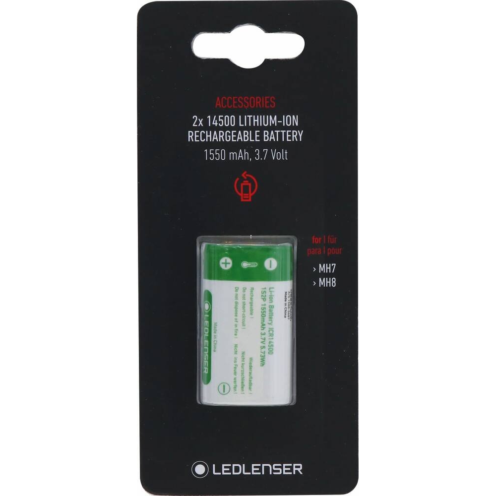 Batterie rechargeable li-ion 3,7V 1550mAh pour iH9R, MH7/8 LEDLENSER - LL500987