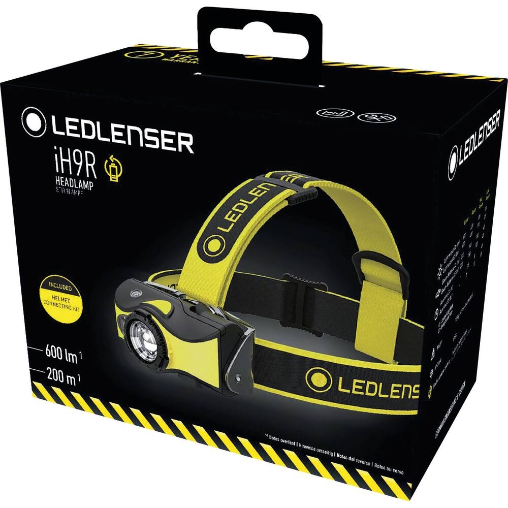 Lampe frontale LED IH9R 600 lumens rechargeable LEDLENSER - LL502023