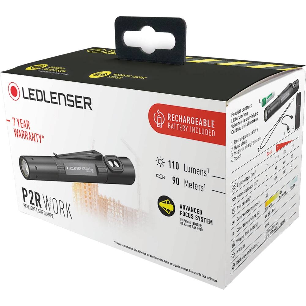 Lampe stylo LED P2R WORK 110 lumens rechargeable LEDLENSER - LL502183
