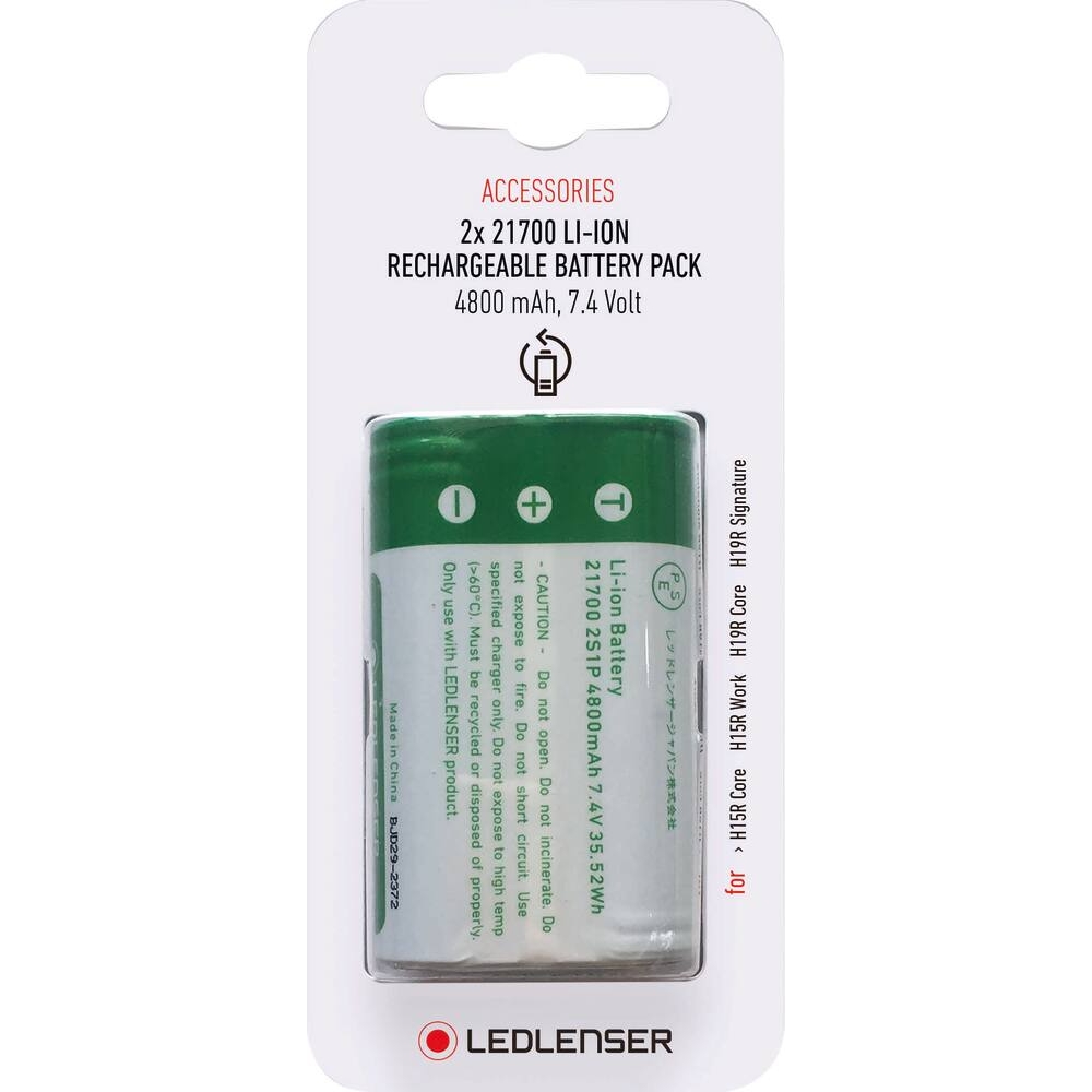 Batterie rechargeable 4,7V pour lampe torche LEDLENSER 2x4800mAh LEDLENSER - LL502310