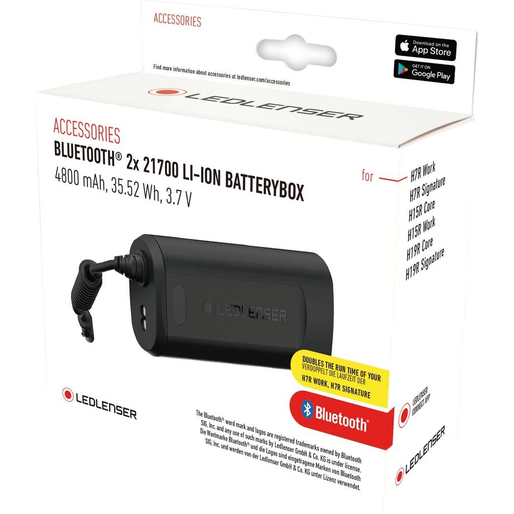 Batterie bluetooth 3,7V 4800mAh LEDLENSER LEDLENSER - LL502411