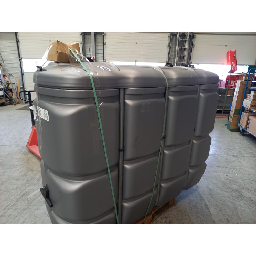 Cuve de stockage gasoil PEHD 2000L double paroi SCHUTZ - OCCASION - 08100