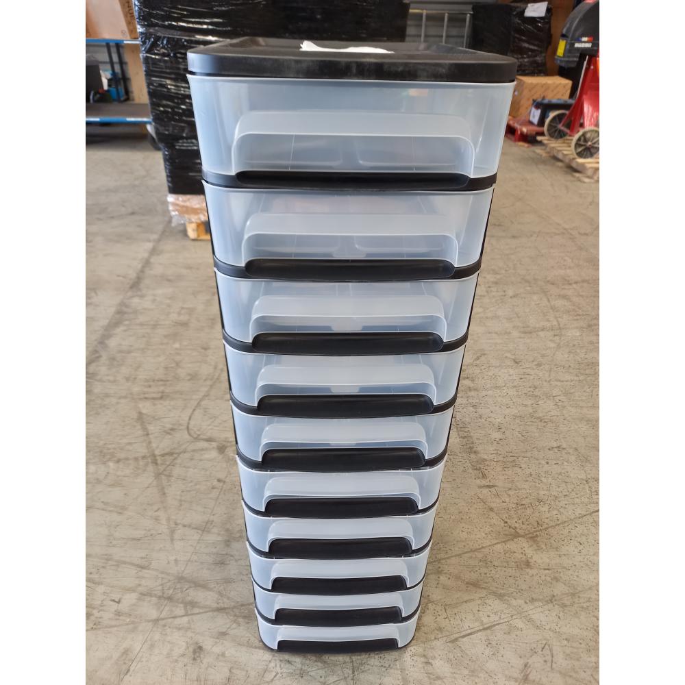Tour 10 tiroirs de rangement 320x370x1025mm EDA - OCCASION -  17745