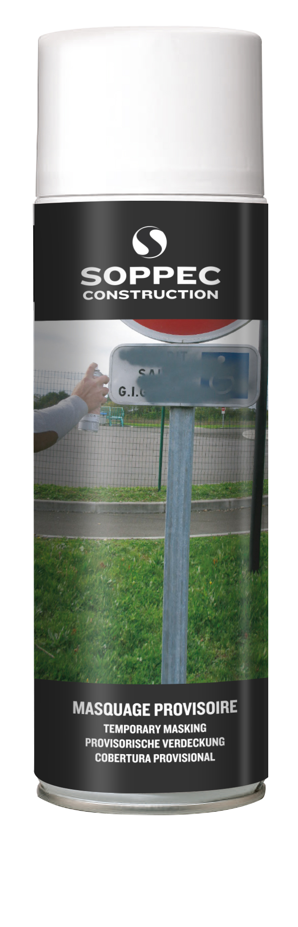 BOMBE AEROSOL DE MASQUAGE PROVISOIRE - SOPPEC - 142107O