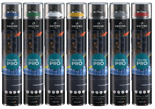 Peinture BLANCHE 750 ml en aérosol TRACING PRO SOPPEC 152000O