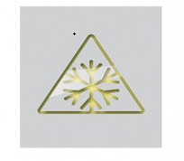 POCHOIR SOPPEC FLOCON DE NEIGE EN PVC 1MM D'ÉPAISSEUR RÉUTILISABLE -451731