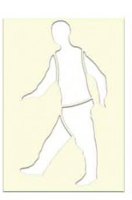 POCHOIR SOPPEC PASSAGE PIÈTON EN PVC 1MM D'ÉPAISSEUR RÉUTILISABLE -451756