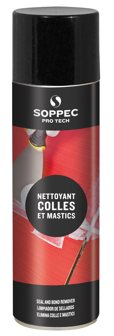 BOMBE AÉROSOLS SOPPEC NETTOYANT COLLES ET MASTICS 500 ML - 900134