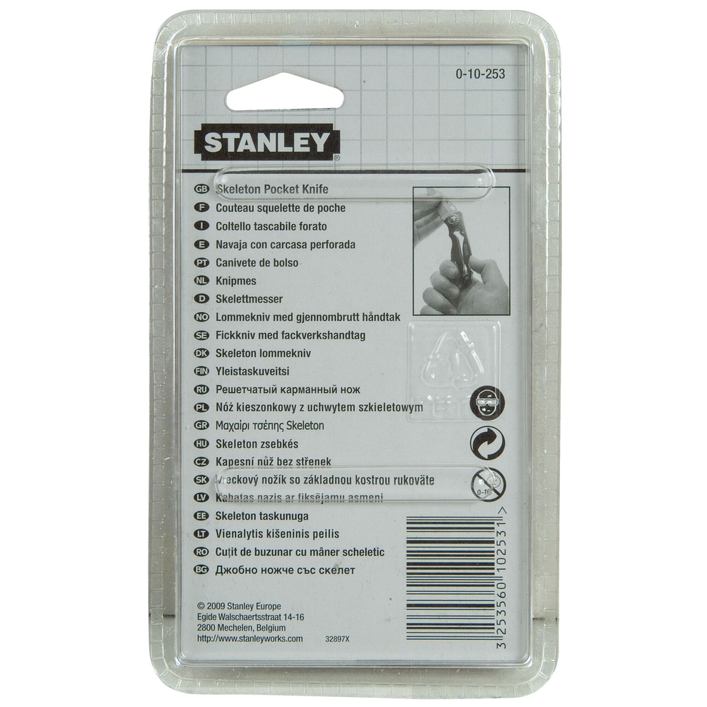 Couteau sport Skeleton - 0-10-253 - STANLEY
