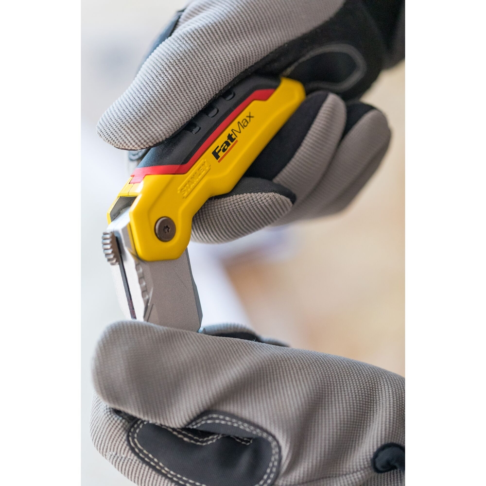 Couteau à lame rétractable pliable - Fatmax - 0-10-825 - STANLEY FATMAX