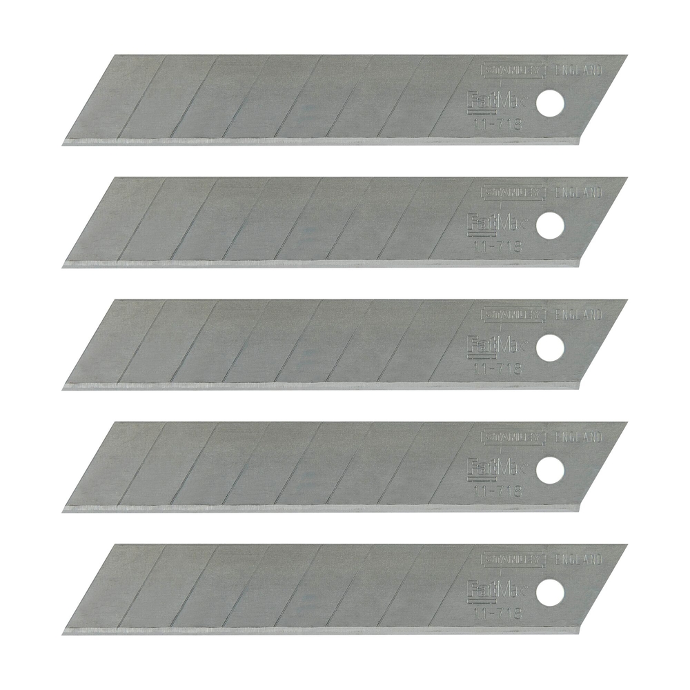 Lames de cutter 18 mm - 5 lames - Fatmax - 0-11-718 - STANLEY FATMAX