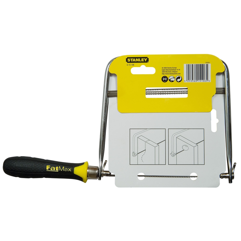 Scie à chantourner 170 mm + 3 lames - Fatmax - 0-15-106 - STANLEY FATMAX